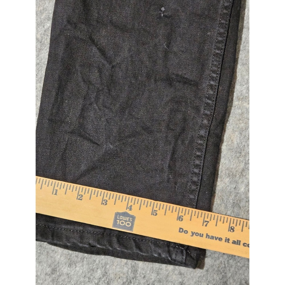 Levis 511 Mens Slim Fit Black Denim Jeans 36x30 - Picture 6 of 9